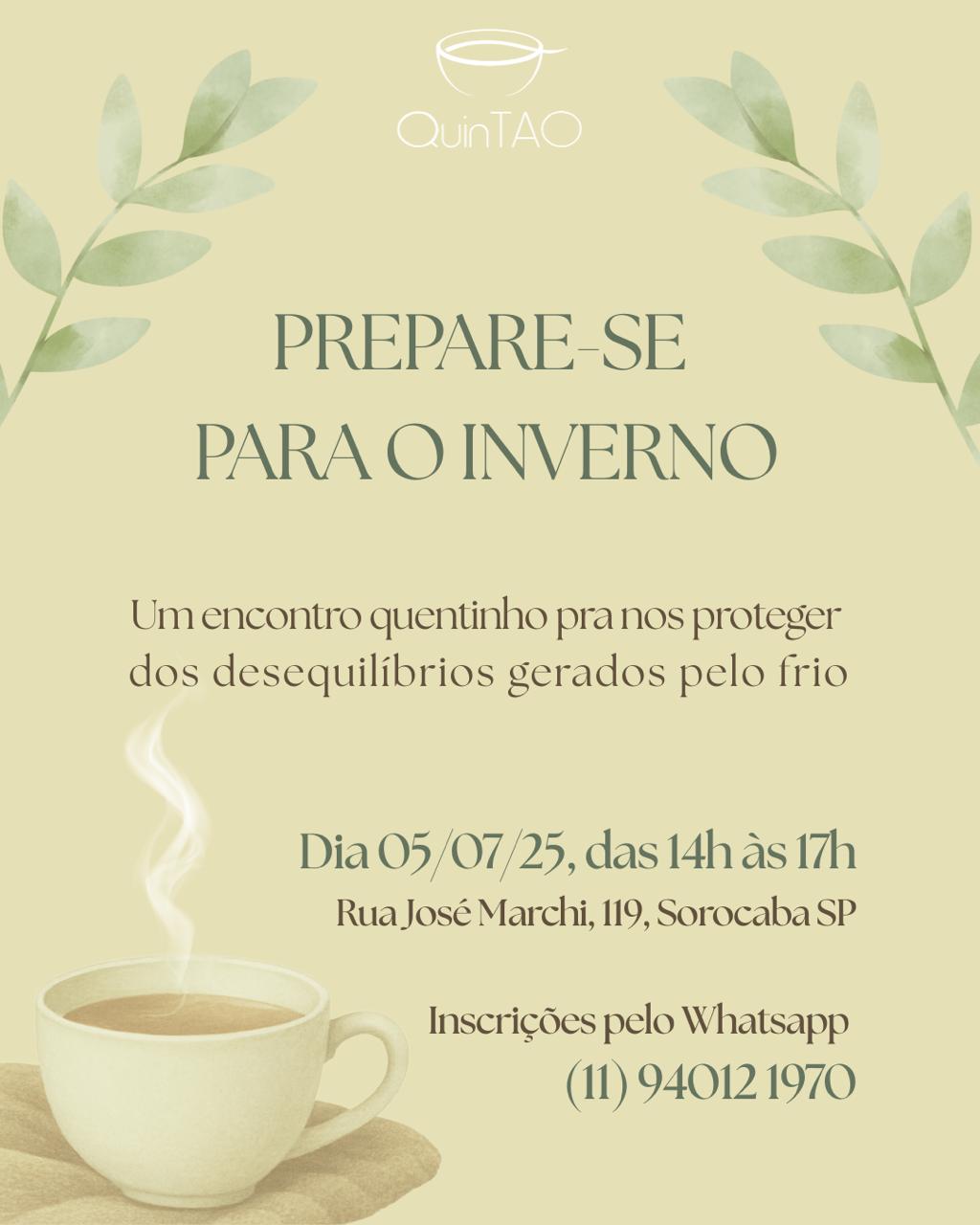 Prepare-se para o inverno